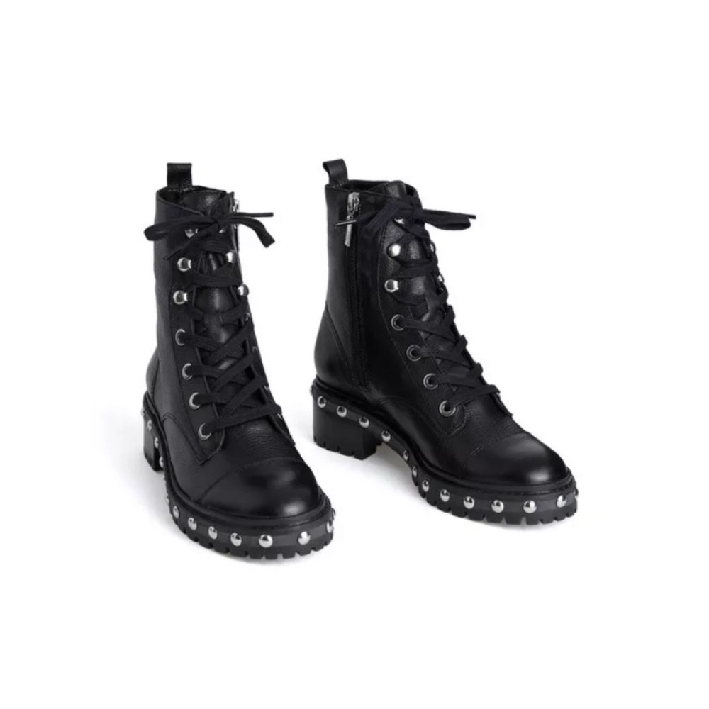 Schutz Andrea Bootie Studded Leather size 10.5